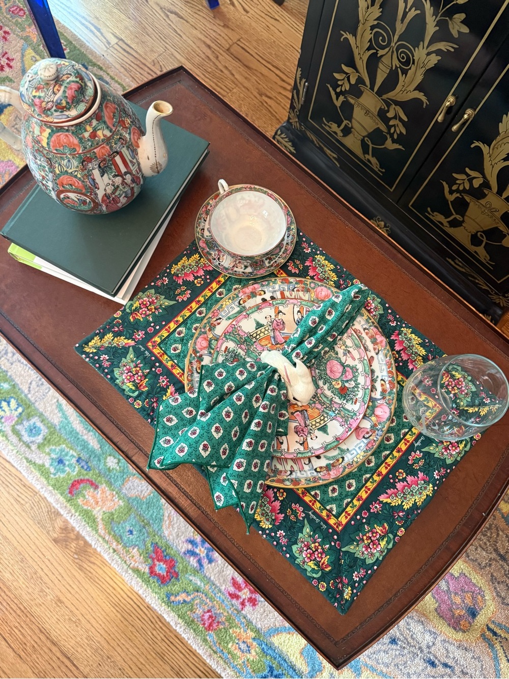 Set of 8: Vera Bradley Home Napkins and Placemats- Retired Greenfield Pattern